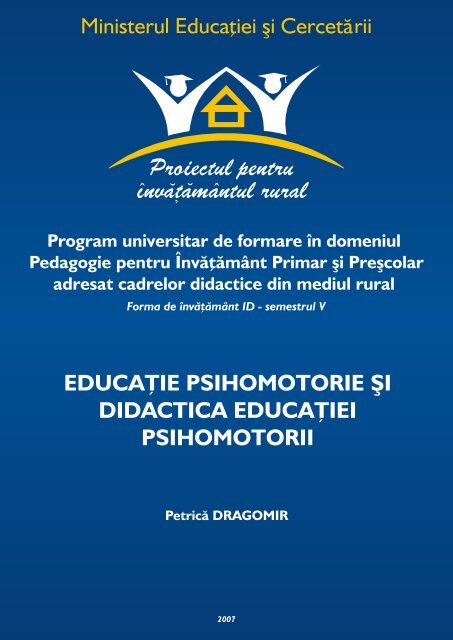 educaÅ£ie psihomotorie Åi didactica educaÅ£iei psihomotorii