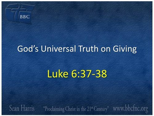 Good measure, pressed down, shaken together - Universal Life Church