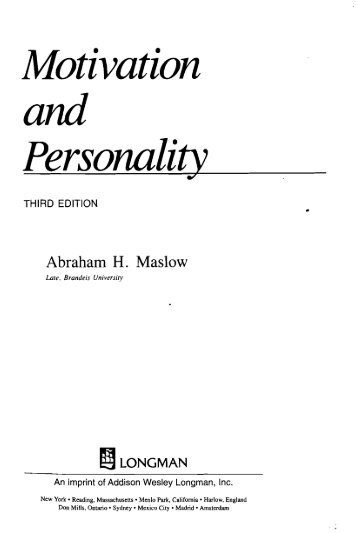 Abraham H. Maslow