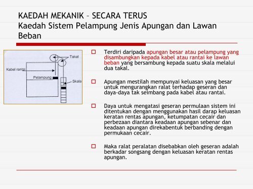 PENGUKURAN TEKANAN BENDALIR - Politeknik Kota Bharu