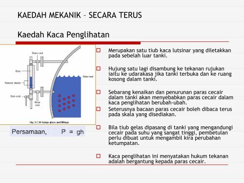 PENGUKURAN TEKANAN BENDALIR - Politeknik Kota Bharu