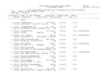 prt date : 07/07/2013 call letter number - SCCL Home page