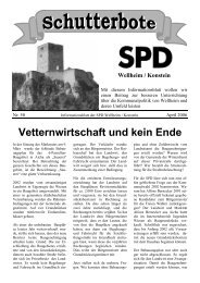 Schutterbote Nr. 50, April 2006.pub - SPD Wellheim-Konstein