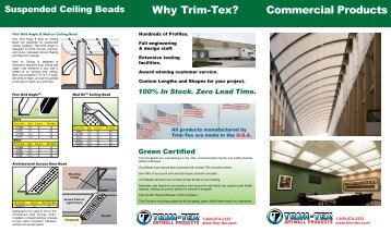 Commercial Products Why Trim-Tex?