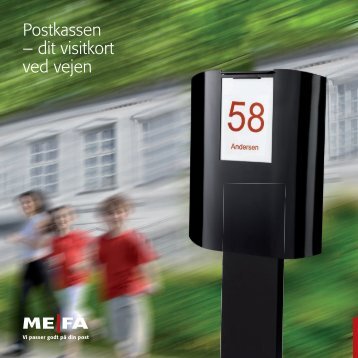 Postkassen â dit visitkort ved vejen - ME-FA