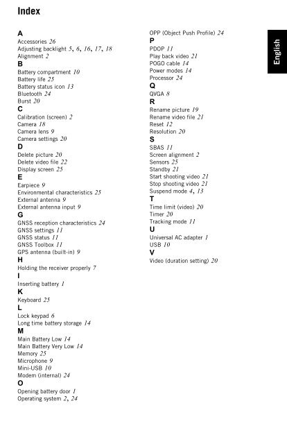 MobileMapper 10 Getting Started Guide, rev A - ARVAtec