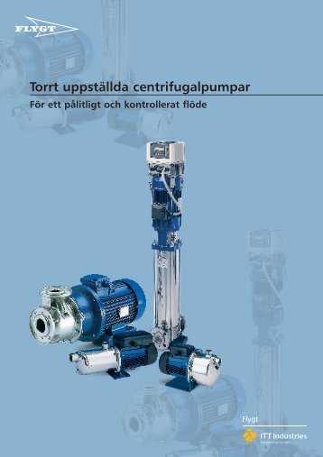 Torrt uppstÃƒÂ¤llda centrifugalpumpar - Water Solutions