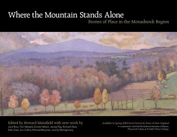 Stories of Place in the Monadnock Region - Franklin Pierce University