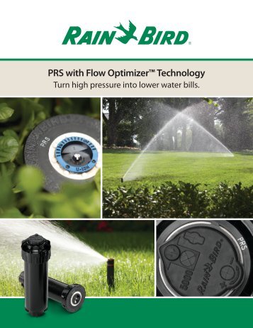 PRS with Flow Optimizer™ Technology - Rain Bird
