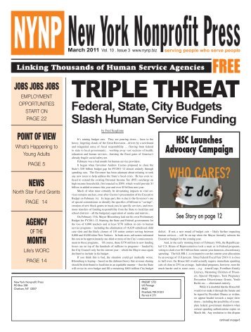 March Edition 2011 - New York Nonprofit Press