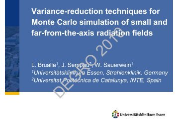 Variance-reduction techniques for Monte Carlo ... - Wcenter.de