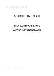 Wintersemester 2013/14 - Fakultät Informatik und Wirtschaftsinformatik