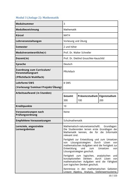 Wintersemester 2013/14 - Fakultät Informatik und Wirtschaftsinformatik