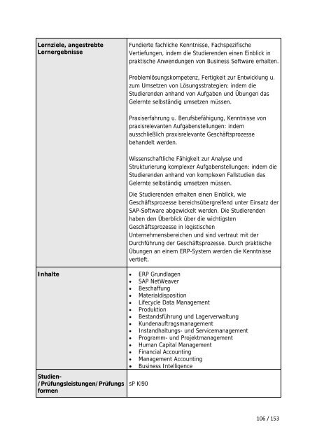 Wintersemester 2013/14 - Fakultät Informatik und Wirtschaftsinformatik