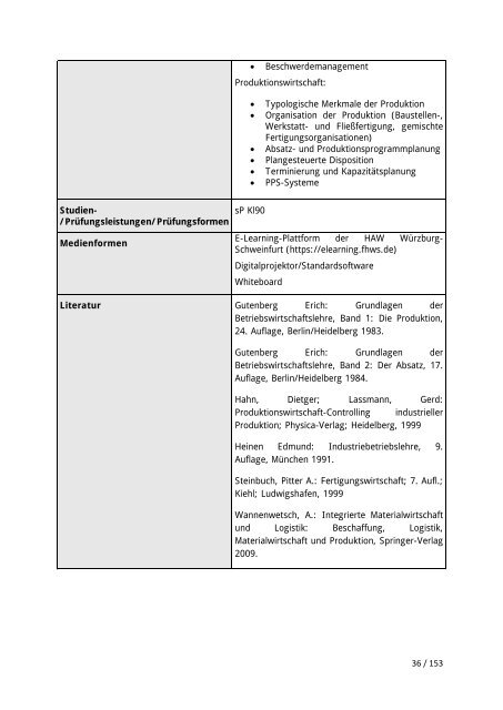 Wintersemester 2013/14 - Fakultät Informatik und Wirtschaftsinformatik