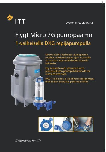 Flygt Micro 7G pumppaamo - Water Solutions