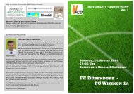 Matchblatt FC DÃ¼bendorf - FC Witikon 1a