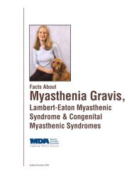 Myasthenia Gravis, Lambert-Eaton Myasthenic Syndrome and