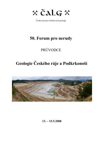 Předběžný program: - Česká geologická služba