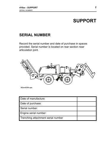 Ditch Witch 5110 Parts Manual - multiprogramdynamics