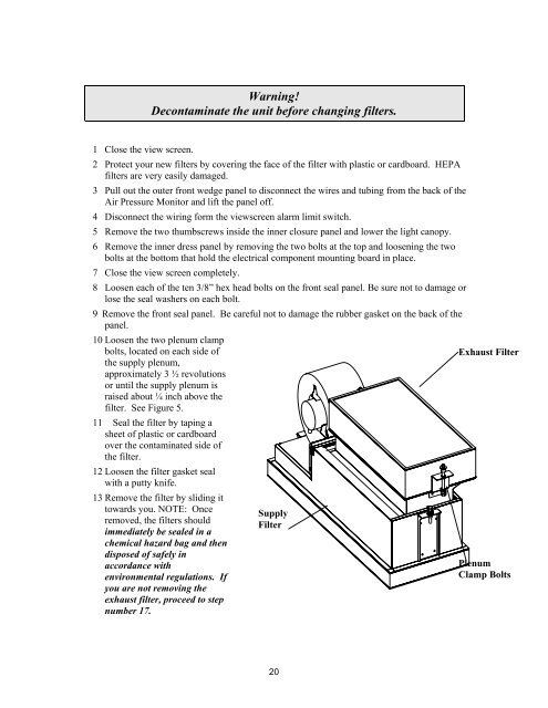 SterilGARD III Advance SG403 / SG603 - Baker Company