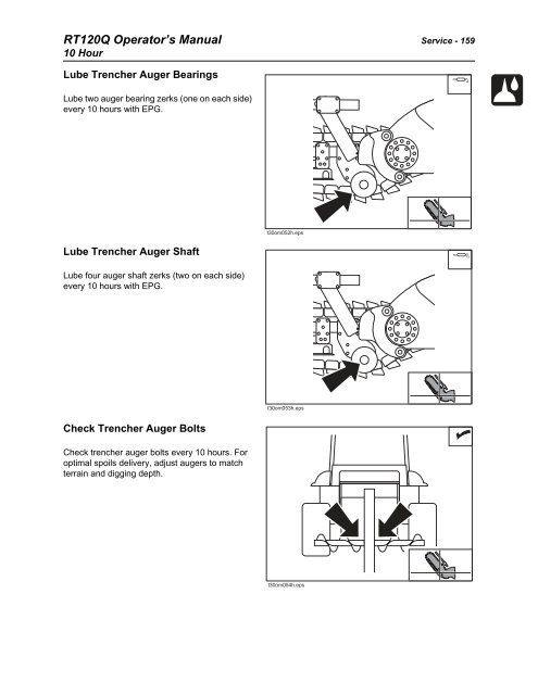 RT120Q Operator's Manual - Ditch Witch