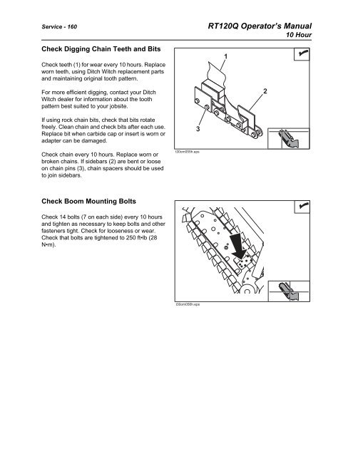 RT120Q Operator's Manual - Ditch Witch