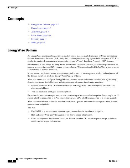 Cisco EnergyWise IOS Configuration Guide - Ipland