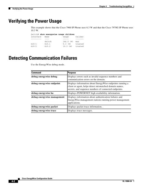 Cisco EnergyWise IOS Configuration Guide - Ipland