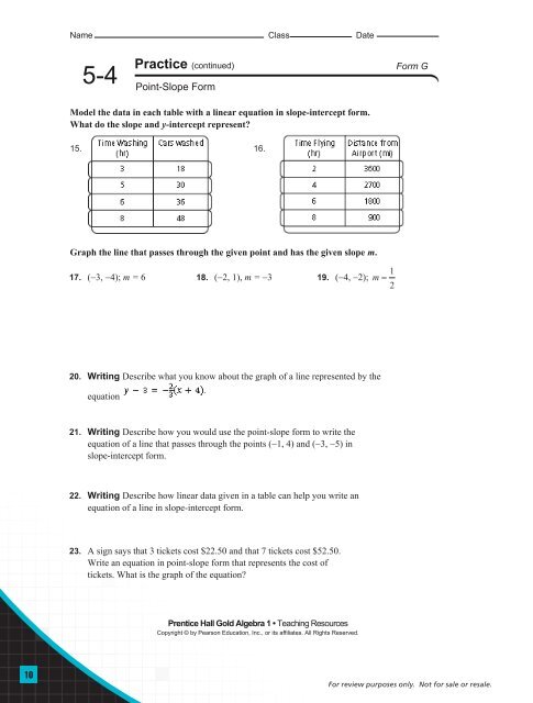 Resource Sampler - Pearson