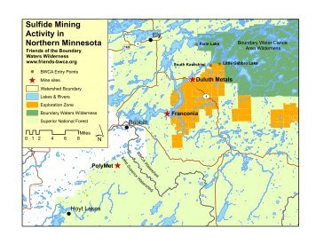 Map and fact sheet - Friends of the Boundary Waters Wilderness