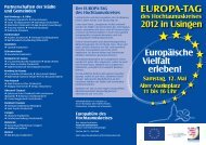EUROPA-TAG - Hochtaunuskreis