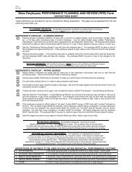 State Employees Performance Planning And Review (ppr) Form