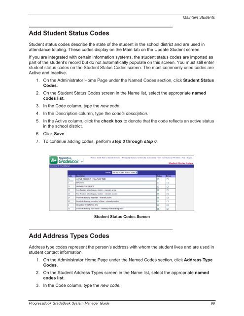 ProgressBook v12.0 System Manager Guide - Swoca