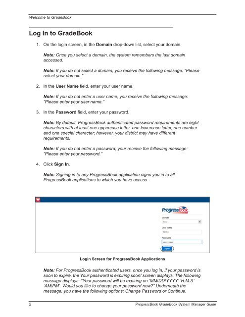 ProgressBook v12.0 System Manager Guide - Swoca