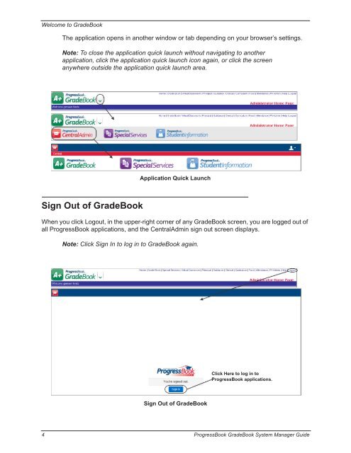 ProgressBook v12.0 System Manager Guide - Swoca