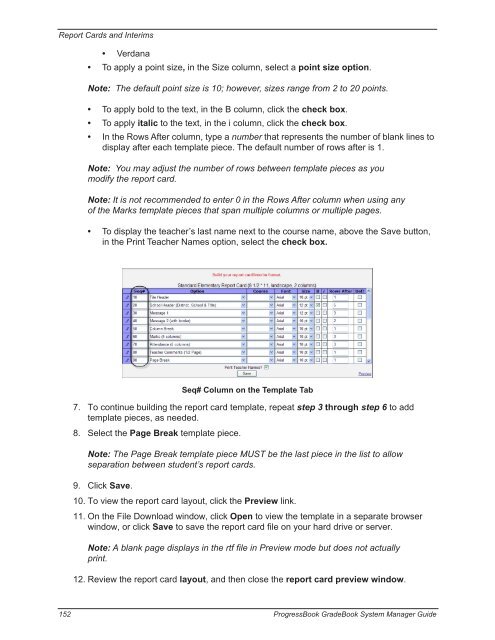 ProgressBook v12.0 System Manager Guide - Swoca