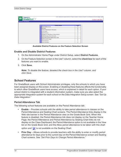 ProgressBook v12.0 System Manager Guide - Swoca