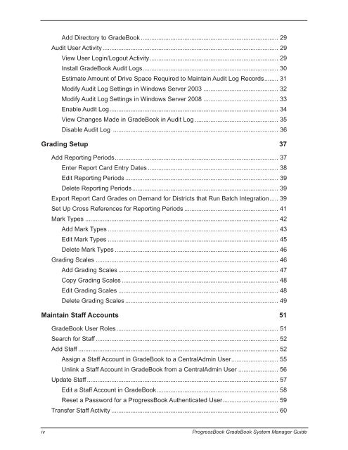 ProgressBook v12.0 System Manager Guide - Swoca