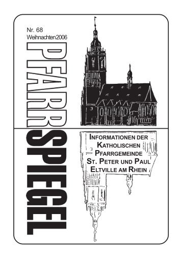 Weihnachten 2006 - Katholische Pfarrgemeinde St. Peter und Paul ...