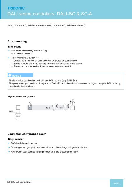 DALI manual - Tridonic