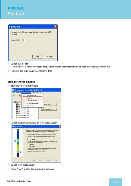 DALI manual - Tridonic