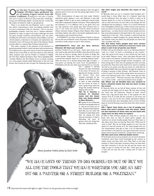 April 2006 (PDF) - Antigravity Magazine