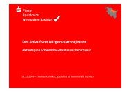 S-Förde Sparkasse Der Ablauf von Bürgersolarprojekten