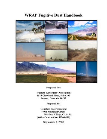 WRAP Fugitive Dust Handbook - New Mexico Environment ...