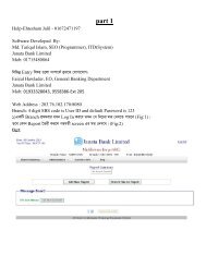 Policies And Guidelines For Cib Online Services Janata Bank