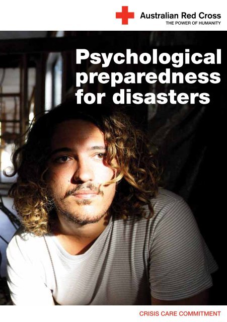 Psychological preparedness for disasters - Australian Red Cross