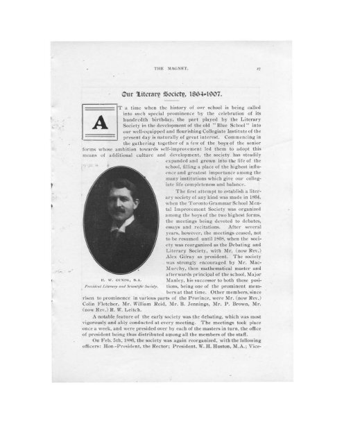 1907 Magnet Yearbook