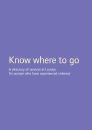 Know Where to Go Booklet - Greater London Authority