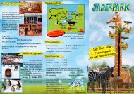 und Freizeitpark an der Nordseeküste! - Jaderpark